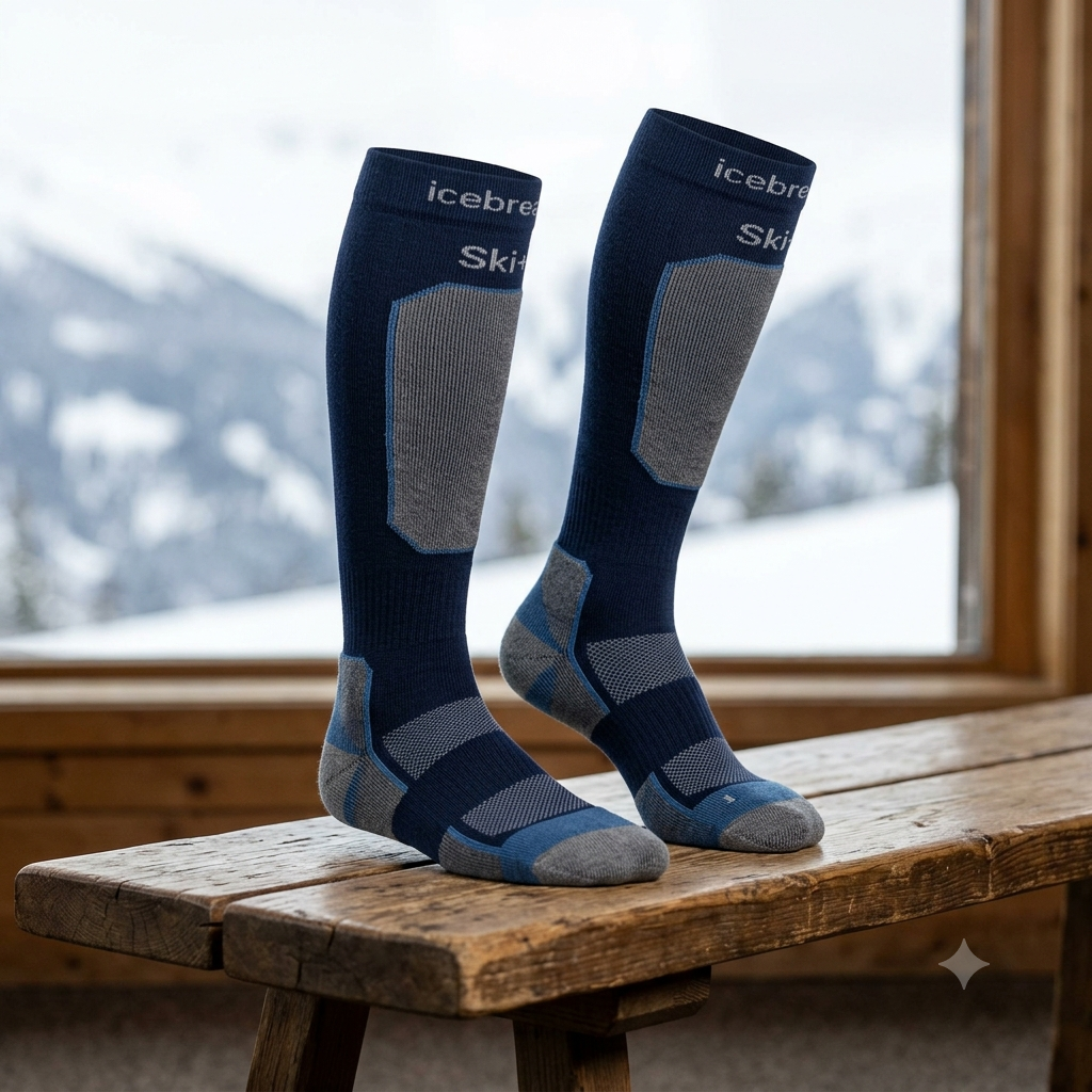 icebreaker Merino Men's Ski+ Medium Cushion Over-The-Calf Socks