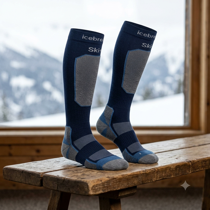 icebreaker Merino Men's Ski+ Medium Cushion Over-The-Calf Socks