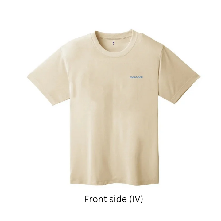 Montbell T-Shirt Unisex Wickron T Bouldering - Everyday Hiking Trekking Firstlayer