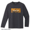 Montbell T-Shirt Unisex Pear Skin Cotton T Long Sleeve Maple Leaves - Dark Gray