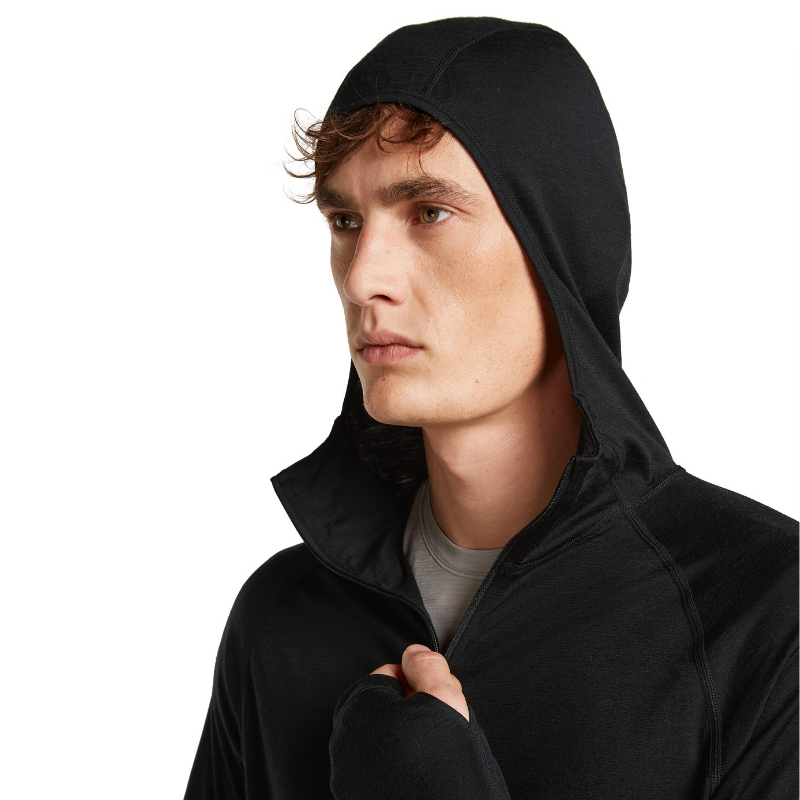 icebreaker Merino Men's Merino 150 MerinoFine Ace Long Sleeve Zip Hoodie