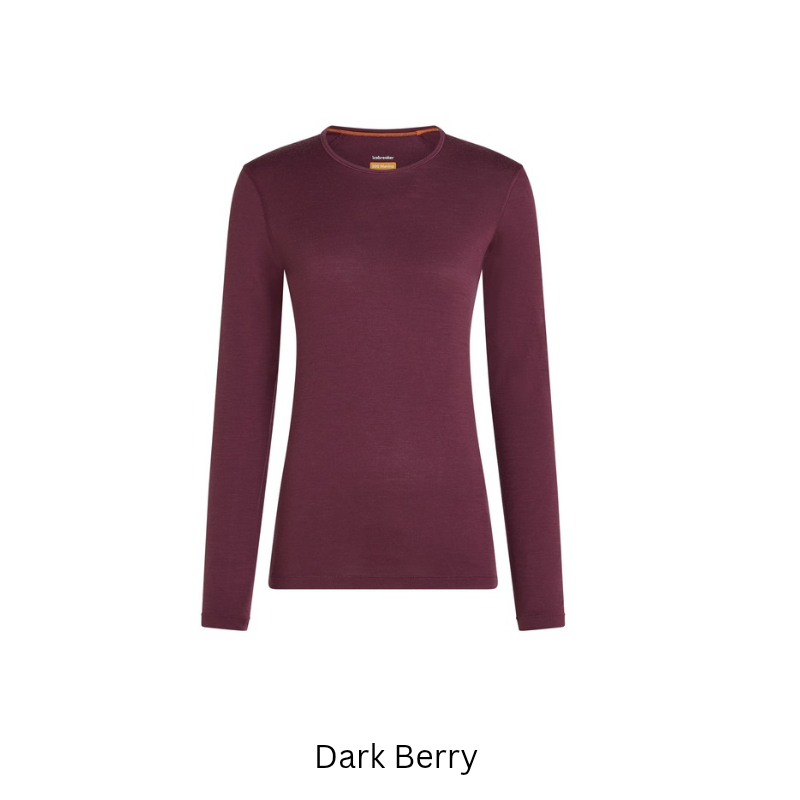 icebreaker Merino Base Layer Women's 200 Oasis Long Sleeve Crewe