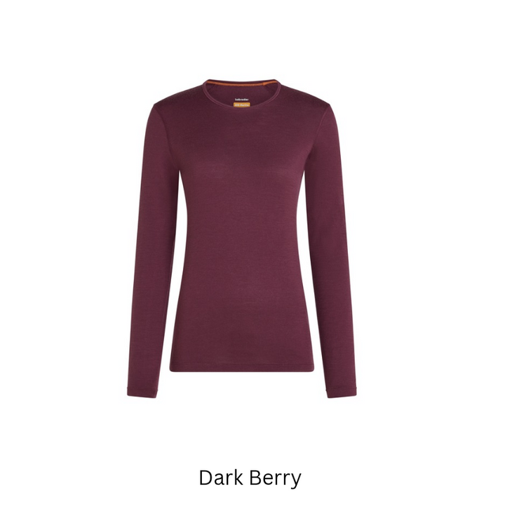 icebreaker Merino Base Layer Women's 200 Oasis Long Sleeve Crewe