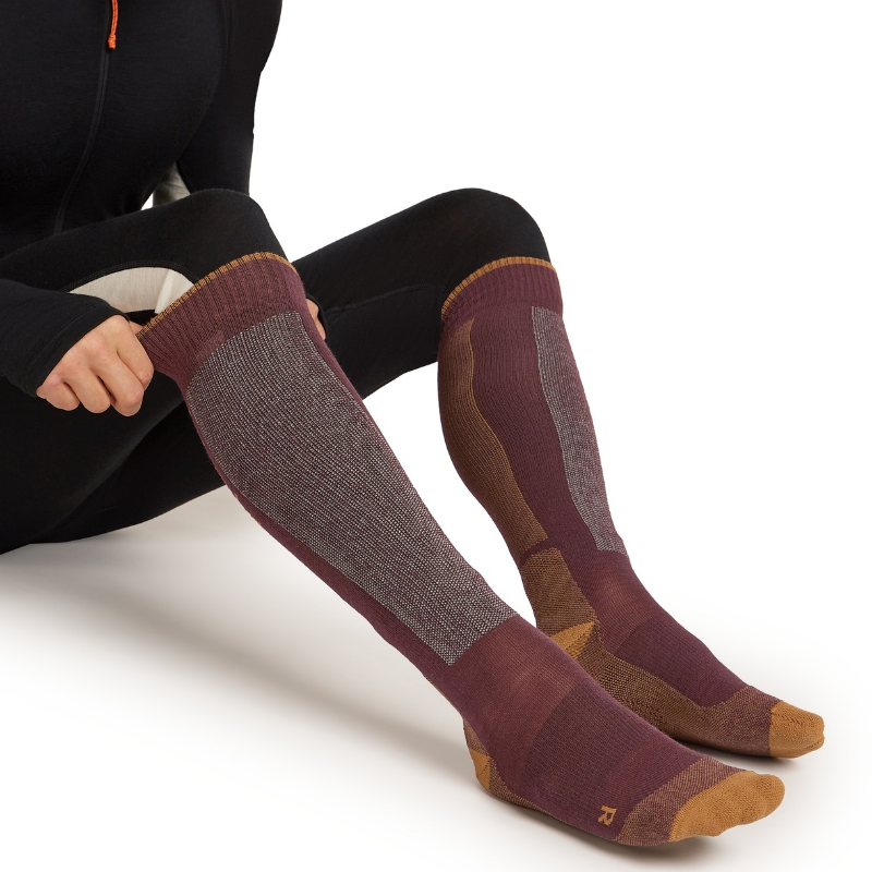 icebreaker Merino Men's Ski+ Light Cushion Over-The-Calf Socks