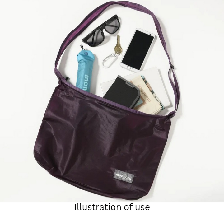 Montbell Ultra Light Mono Shoulder Bag L 4L - Travel Foldable