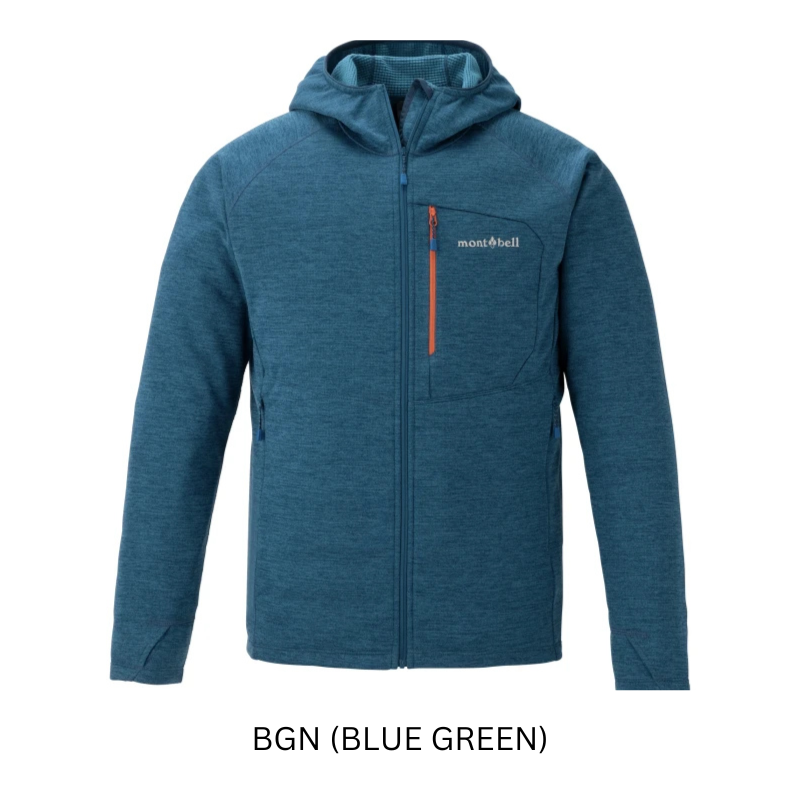 Montbell Thermal Men's CLIMAGRID Hooded Jacket