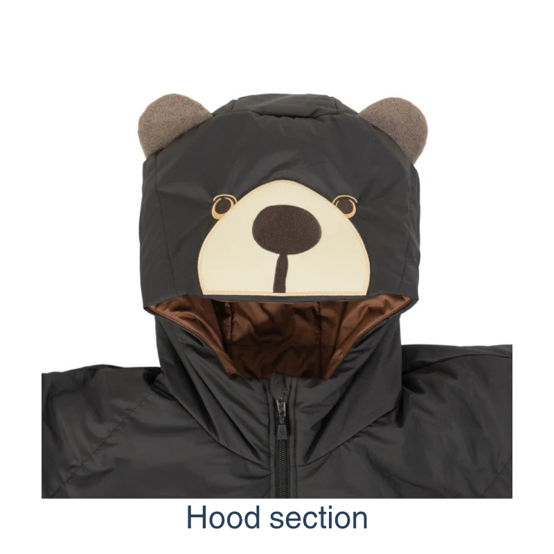 Montbell Kids' Sleeping Bag Burrow Suit Monta Bear