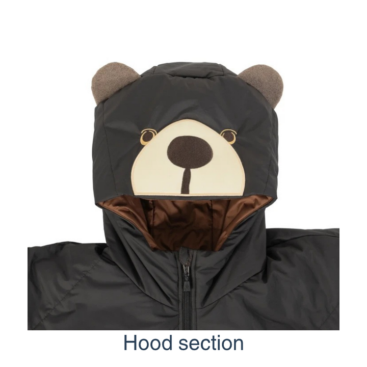 Montbell Kids' Sleeping Bag Burrow Suit Monta Bear