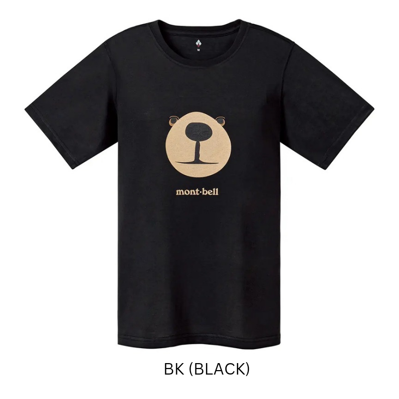 Montbell T-Shirt Women's Wickron T Monta Bear Face