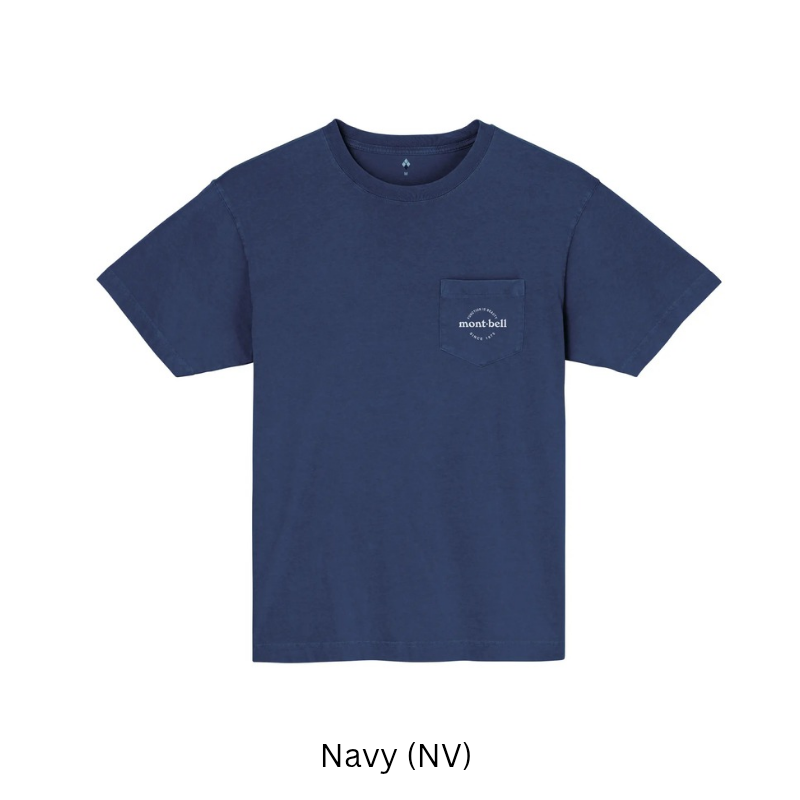 Montbell T-Shirt Men's Washed Out Cotton T