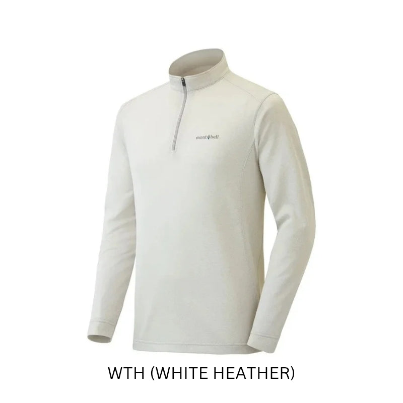 Montbell T-Shirt Men's Wickron ZEO Long Sleeve Zip Shirt