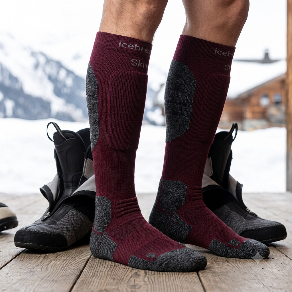 icebreaker Merino Men's Ski+ Medium Cushion Over-The-Calf Socks