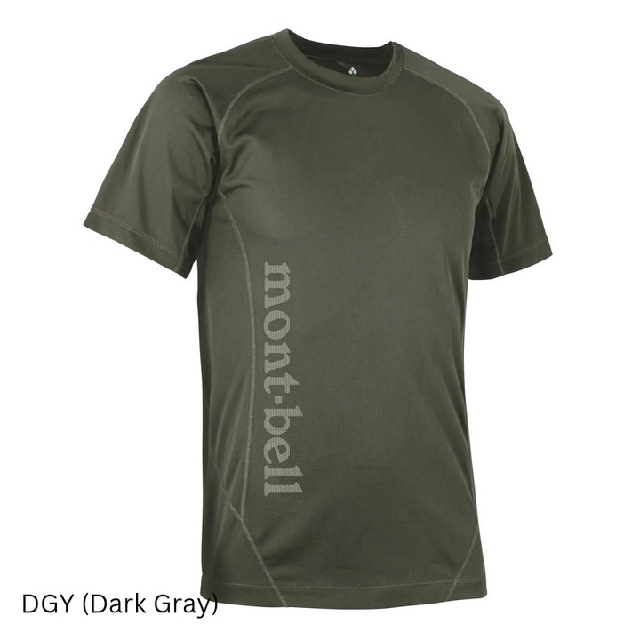 Montbell Men's Cool Light T - Outdoor Hiking Trekking Firstlayer