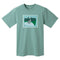 Montbell T-Shirt Unisex Pear Skin Cotton T Rock Ptarmigan - Light Blue