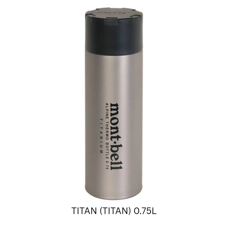 Montbell Titanium Alpine Thermo Bottle 0.5L, 0.75L