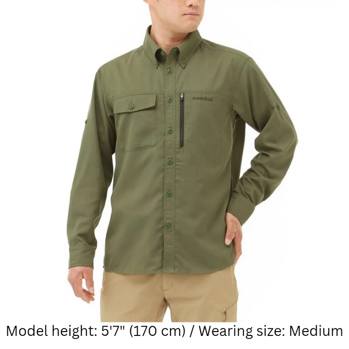 Montbell Shirt Men's Meadow Light Shirt
