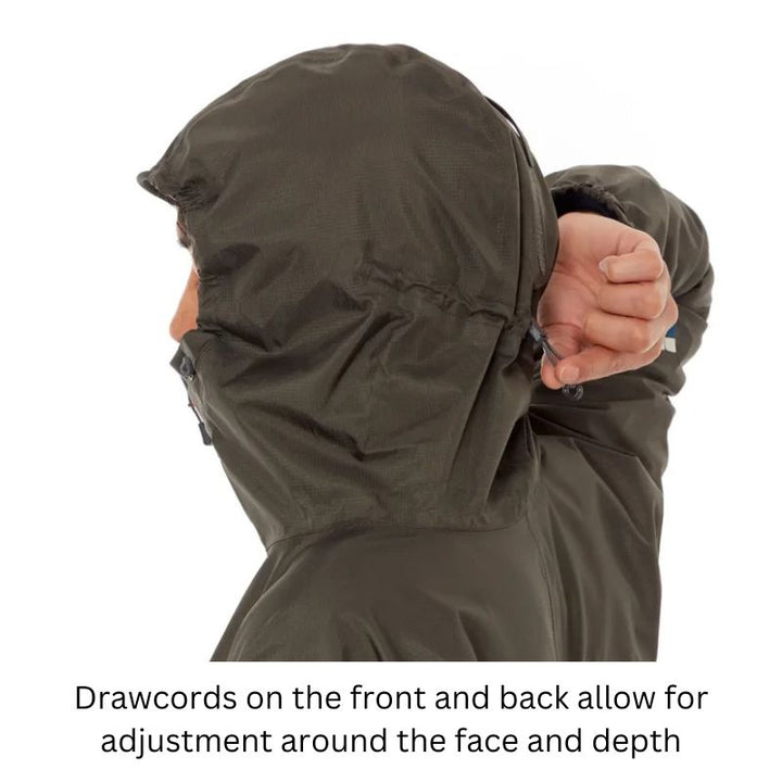 Montbell Rainwear Men's Thunder Pass Jacket 3-layer DRY-TEC - Black