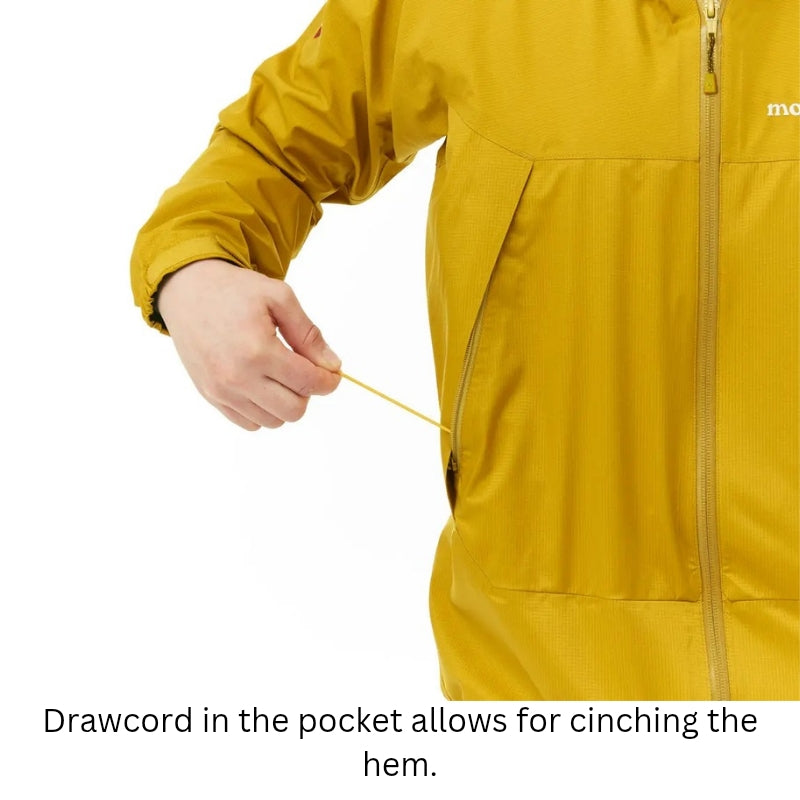Montbell Rainwear Women's Thunder Pass Jacket 3-layer DRY-TEC - IVORY/OFF WHITE