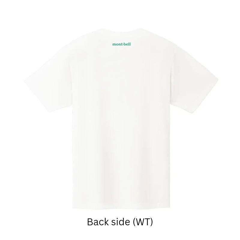 Montbell T-Shirt Unisex Wickron T Shiroi Yamaotoko - Everyday Hiking Trekking Firstlayer