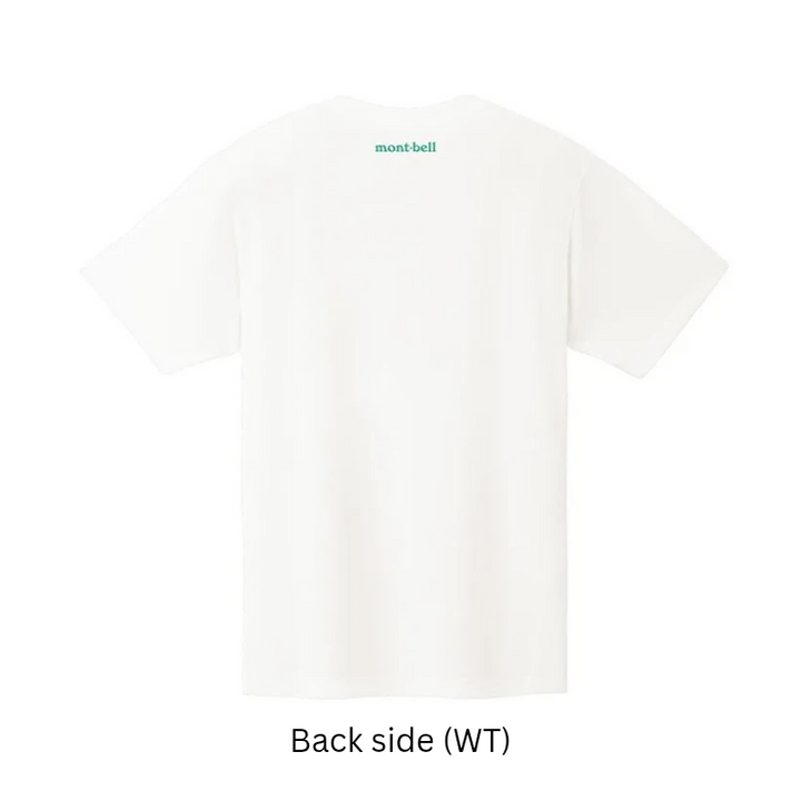 Montbell T-Shirt Unisex Wickron T Shiroi Yamaotoko - Everyday Hiking Trekking Firstlayer