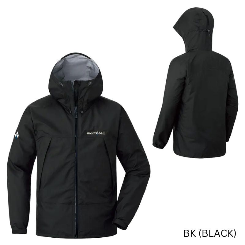 Montbell Rainwear Men's Thunder Pass Jacket 3-layer DRY-TEC - Black