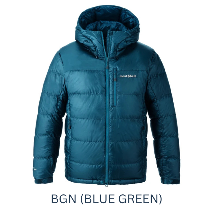 Montbell Down Jacket Men's Alpine Down Parka With Hood - 800 Fill