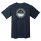 Montbell T-Shirt Unisex Pear Skin Cotton T Island Mountain - Navy