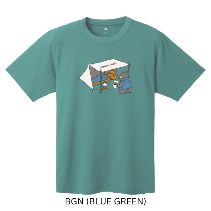 Montbell T-Shirt Unisex Wickron T Camping Bear