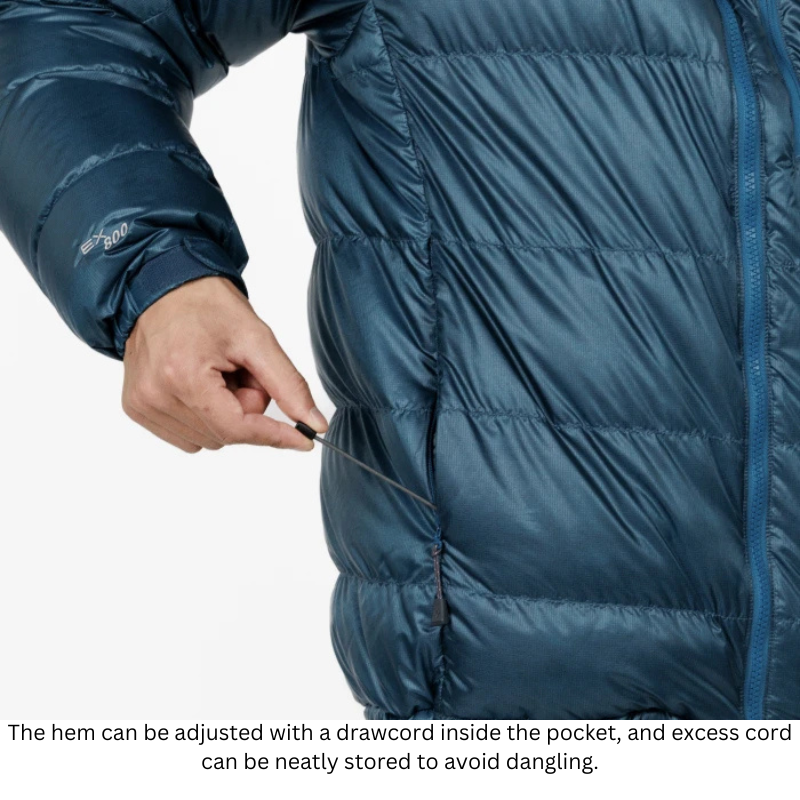 Montbell Down Jacket Men's Alpine Down Parka With Hood - 800 Fill