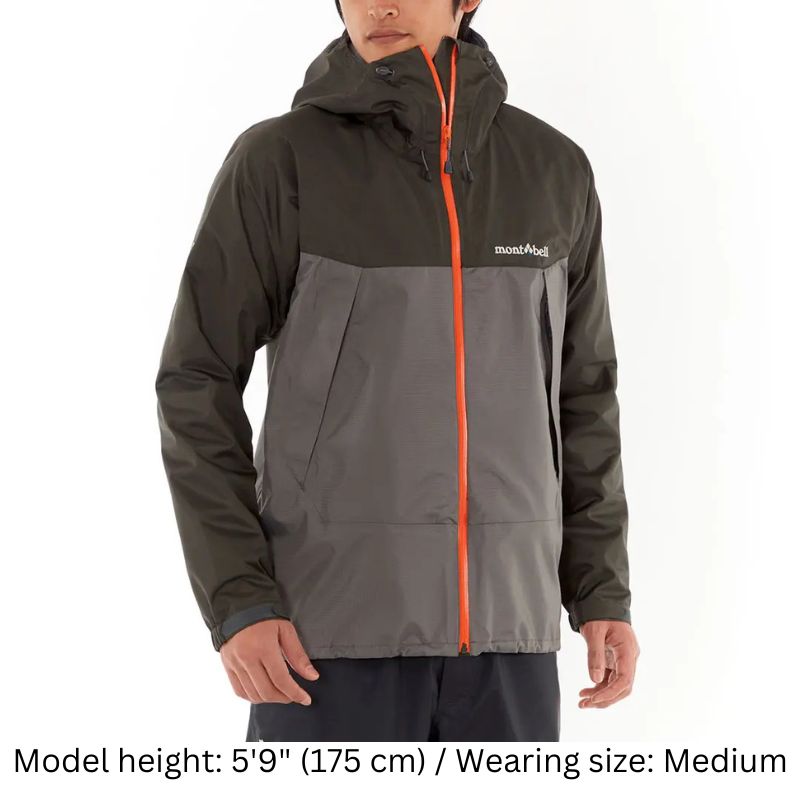 Montbell Rainwear Men's Thunder Pass Jacket 3-layer DRY-TEC - Black