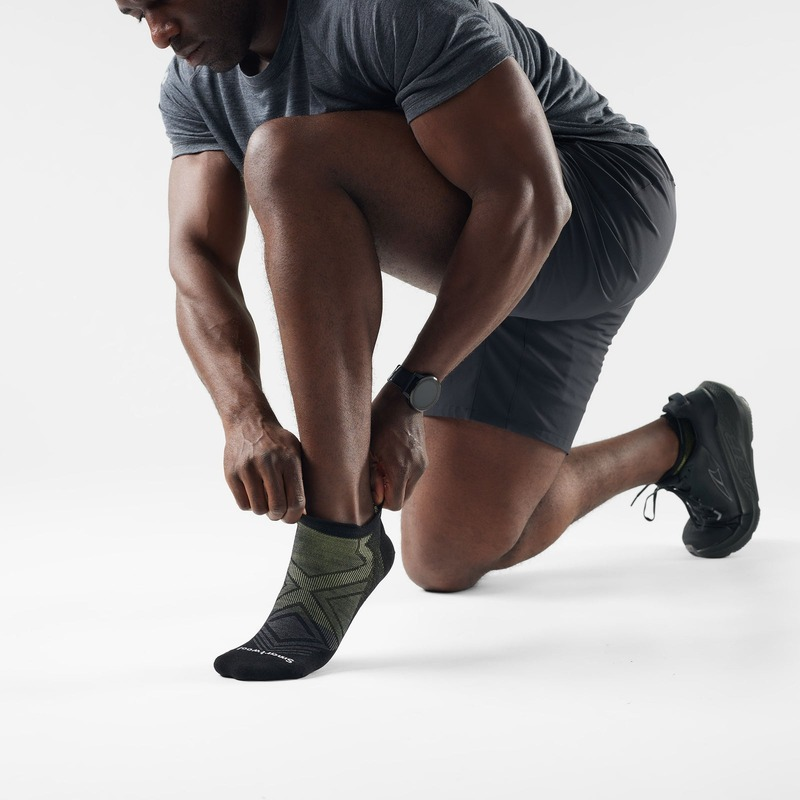 Smartwool Unisex Run Zero Cushion Low Ankle Socks