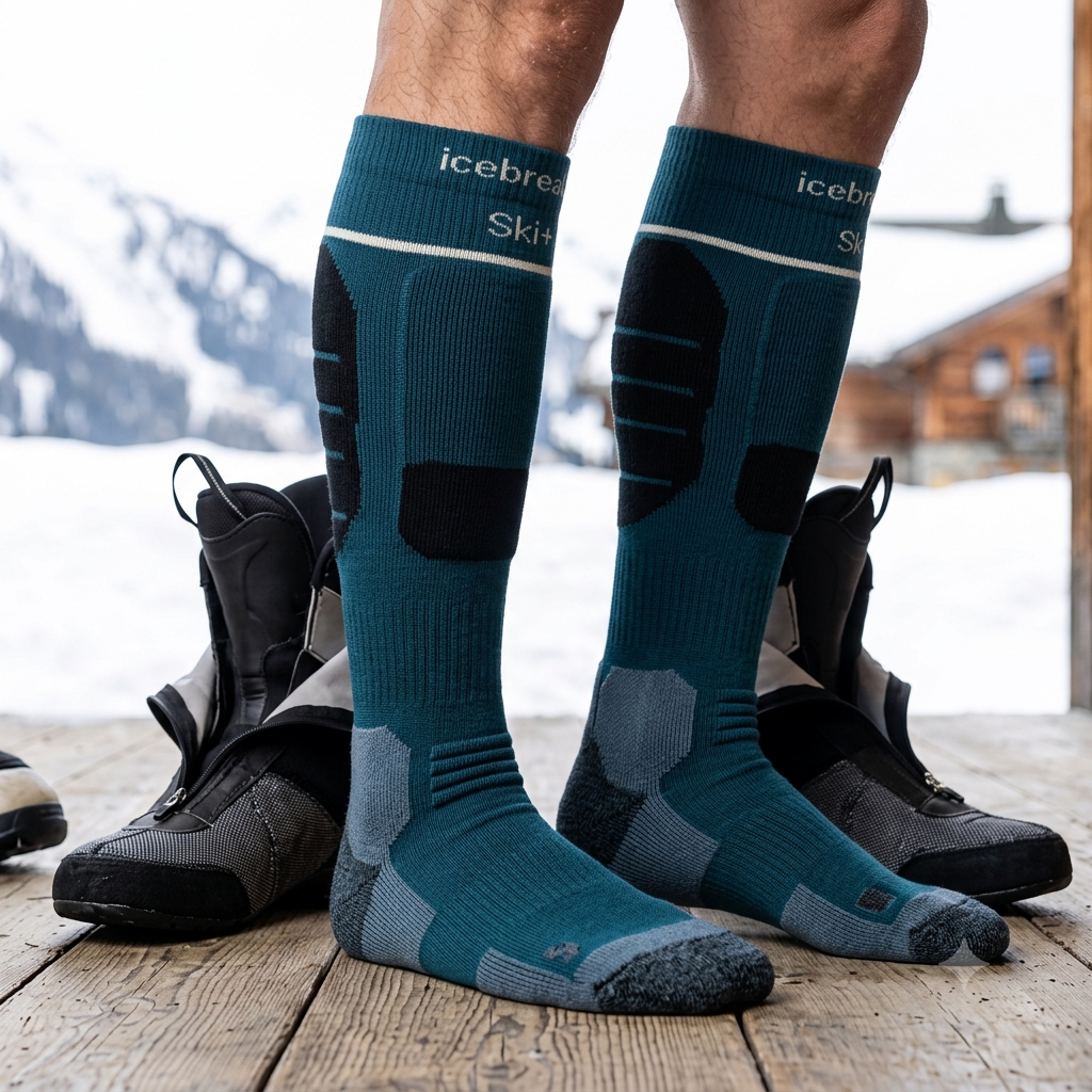 icebreaker Merino Men's Ski+ Medium Cushion Over-The-Calf Socks