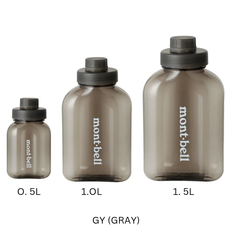 Montbell Square Bottle 0.5L, 1.0L, 1.5L