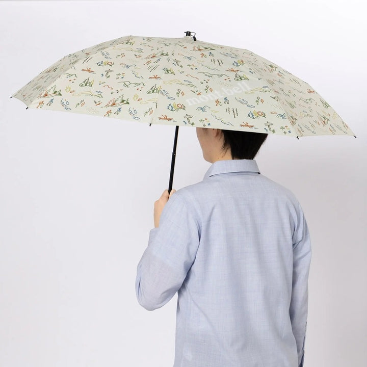 Montbell Print Trekking Umbrella 55 (153g, 55cm Opened)
