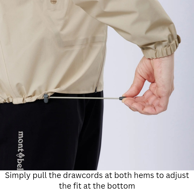 Montbell Rainwear Women's Storm Cruiser Jacket SUPER DRY-TEC K-Mono CUT