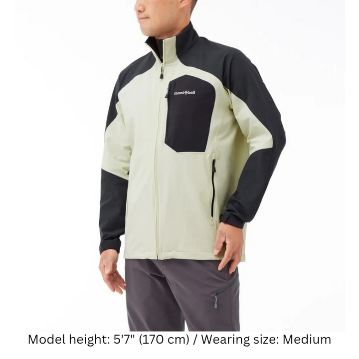 Montbell Soft Shell Roche Jacket Unisex - Wind resistance Water repellent