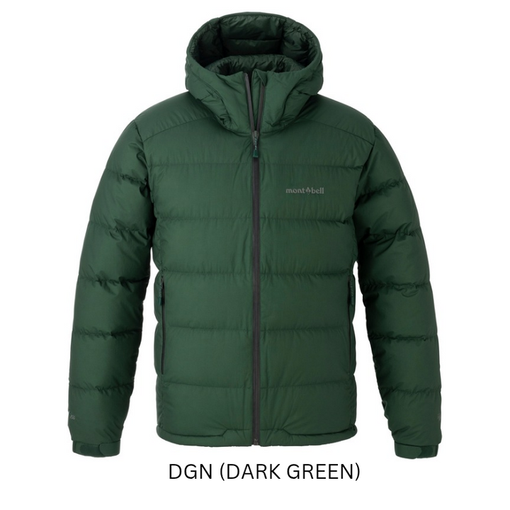 Montbell Down Jacket Men's Permafrost Light Down Parka With Hood - Super DRY-TEC