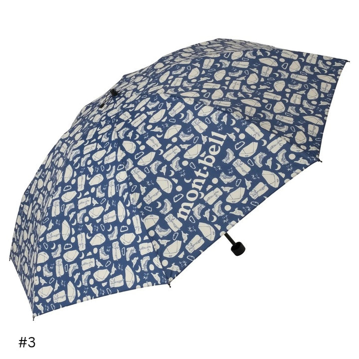 Montbell Print Trekking Umbrella 55 (153g, 55cm Opened)
