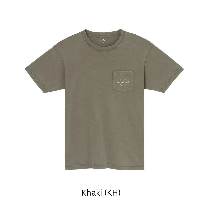 Montbell T-Shirt Men's Washed Out Cotton T