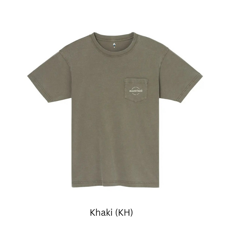 Montbell T-Shirt Men's Washed Out Cotton T