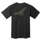 Montbell T-Shirt Unisex Pear Skin Cotton T Hawk - Black