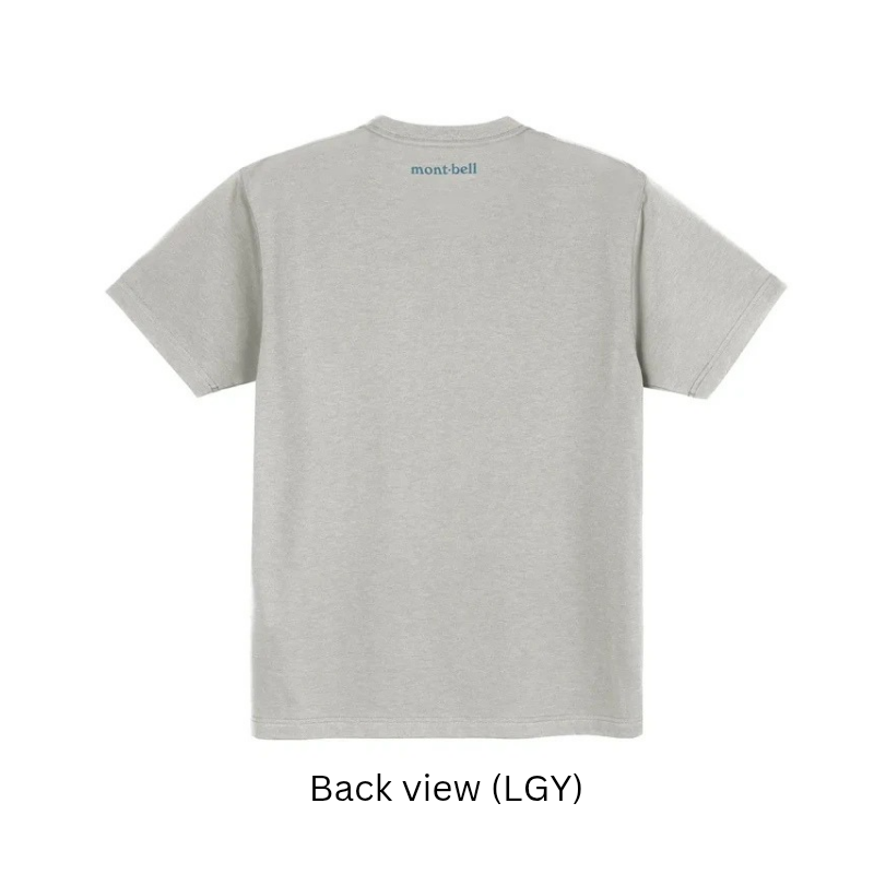 Montbell T-Shirt Unisex Wickron T Touhan No Mae - Everyday Hiking Trekking Firstlayer