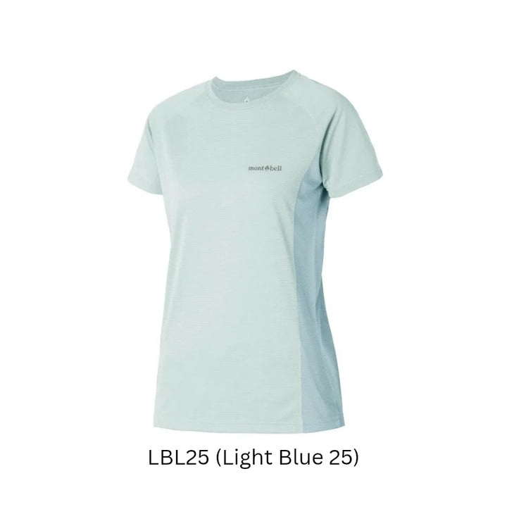 Montbell Women's Cool T - Outdoor Hiking Trekking Firstlayer