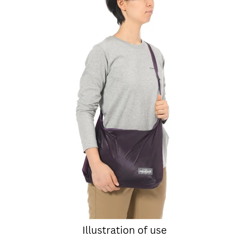 Montbell Ultra Light Mono Shoulder Bag L 4L - Travel Foldable