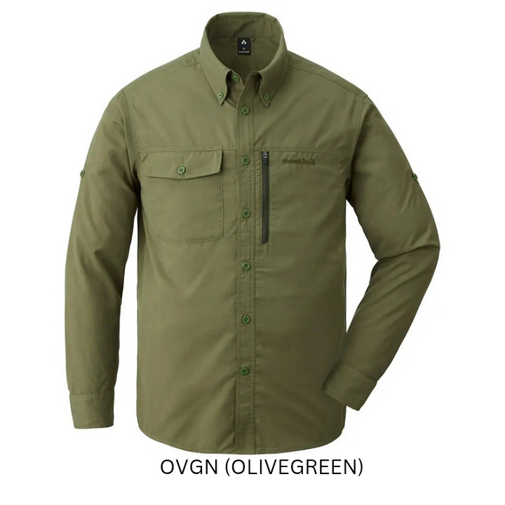 Montbell Shirt Men's Meadow Light Shirt