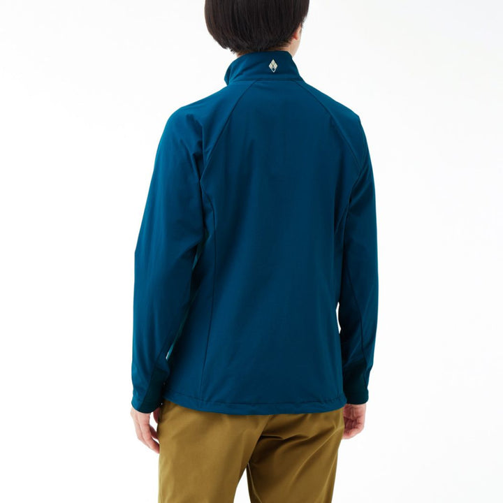 Montbell Soft Shell Women's CLIMAPRO 200 Jacket - Wind resistance Water repellent — side detail