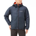 Montbell Jacket Men's Thermawrap Parka - Blue EXCELOFT® Water-Repellent