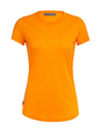 Icebreaker T-Shirt Women's Merino Cool Lite Sphere Short Sleeve Low Crewe Trekking Outdoor