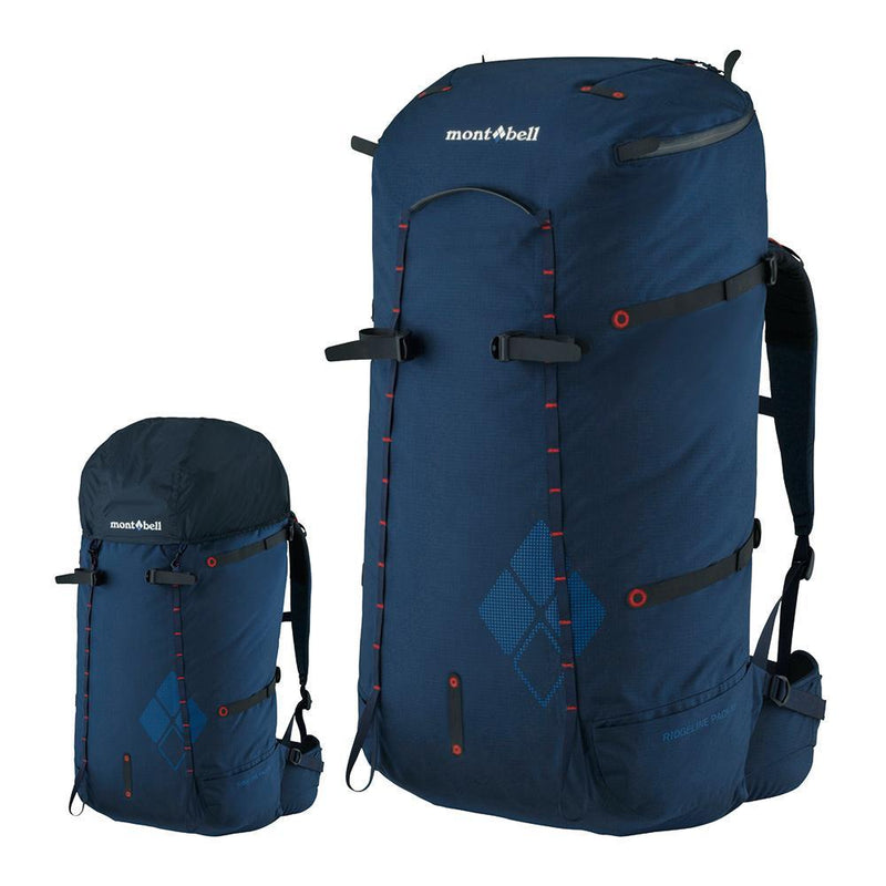 Montbell Backpack Ridge Line Pack - Travel Outdoor Camping Hiking 55 Litres