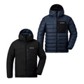 Montbell Down Jacket Men's Colorado Parka Hoodie Reversible Wind Resistance